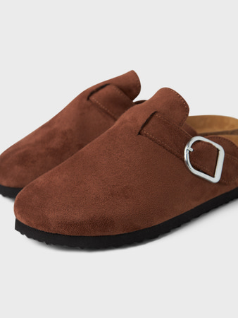 NAME IT Sandaler Avery Mules Bitter Chocolate